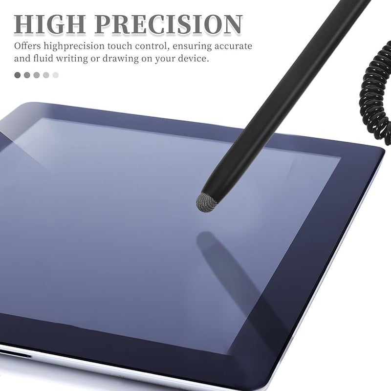 Retractable Multifunctional Stylus Pen with Soft Tip for Touchscreen Tablet Car Dashboard - Image 4